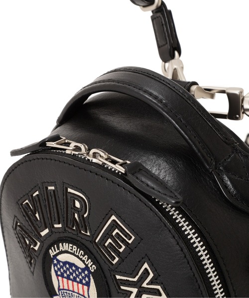 AVIREX（アヴィレックス）の「《直営店限定》VARSITY LEATHER MINI BACKPACK（バックパック/リュック・レディース・ブラック/レッド・F）」の12枚目の写真