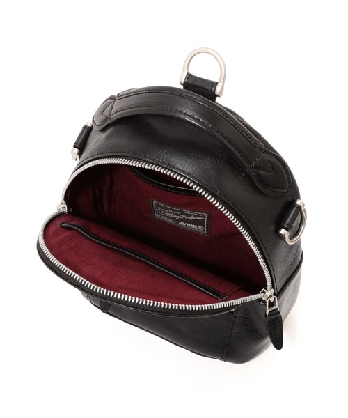 AVIREX（アヴィレックス）の「《直営店限定》VARSITY LEATHER MINI BACKPACK（バックパック/リュック・レディース・ブラック/レッド・F）」の19枚目の写真