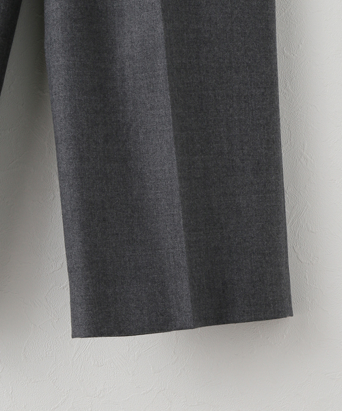 plage(プラージュ)の「toulou wide slax パンツ(スラックス・レディース・チャコールグレー/キャメル・38/34)」の18枚目の写真