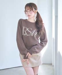Logo jaquard knit
