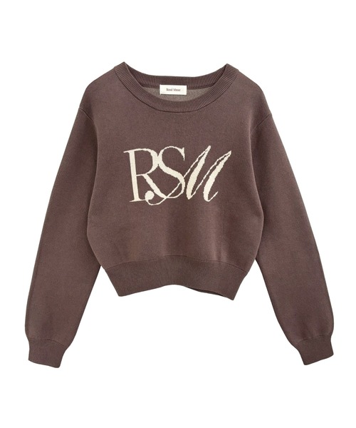 Logo jaquard knit（ニット/セーター）｜Rose Muse（ロゼミューズ）の