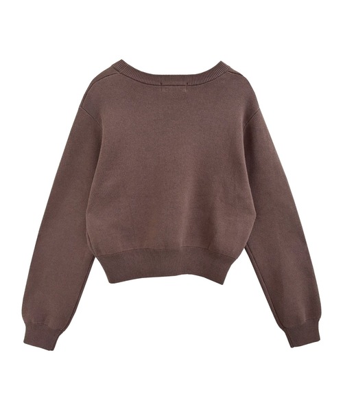 Logo jaquard knit（ニット/セーター）｜Rose Muse（ロゼミューズ）の