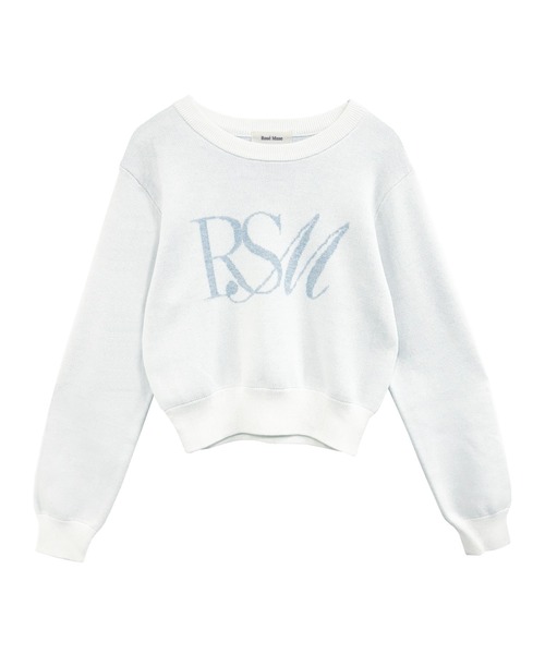 Logo jaquard knit（ニット/セーター）｜Rose Muse（ロゼミューズ）の