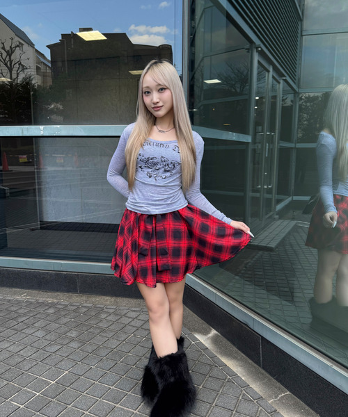 DAESE TOKYO(デセトウキョウ)の「『DAESE TOKYO/デセトウキョウ』ローズデザイントップ(Tシャツ/カットソー・レディース・グレー/ホワイト・S/M/L)」の13枚目の写真