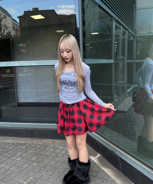 DAESE TOKYO(デセトウキョウ)の「『DAESE TOKYO/デセトウキョウ』ローズデザイントップ(Tシャツ/カットソー・レディース・グレー/ホワイト・S/M/L)」の15枚目の写真