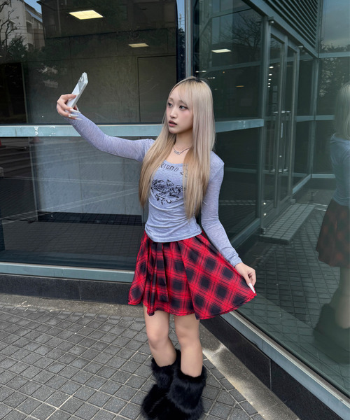 DAESE TOKYO(デセトウキョウ)の「『DAESE TOKYO/デセトウキョウ』ローズデザイントップ(Tシャツ/カットソー・レディース・グレー/ホワイト・S/M/L)」の17枚目の写真