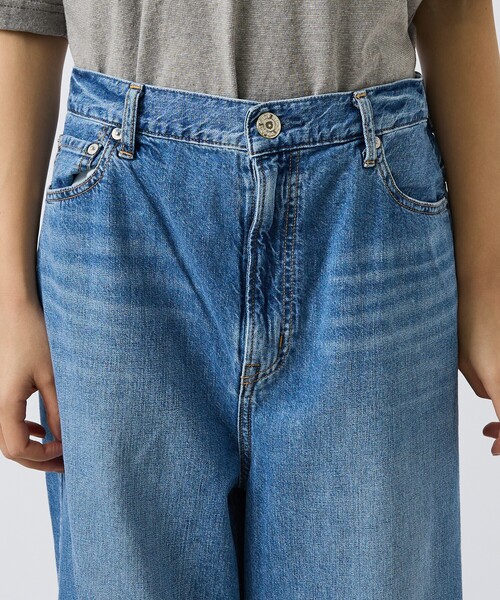 NEEDBY heritage（ニードバイヘリテージ）の「【NEEDBY heritage/ニードバイヘリテージ】HUNK（ハンク）ミッドライズワイドストレート/ユニセックス（デニムパンツ・メンズ・ダークネイビー/インディゴブルー・28/32/30）」の13枚目の写真