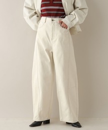 RAGEBLUE | ステッチデザイン/カツラギデニムワイドパンツ/セットアップ対応(デニムパンツ)