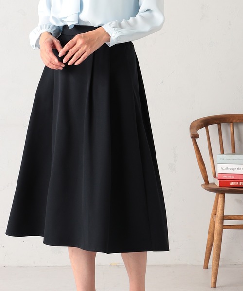 GALLORIA（ギャローリア）の「【セットアップで着られる】キレメクタックスカート（スカート・レディース・ネイビー/ライトベージュ・L/LL/M/S）」の7枚目の写真