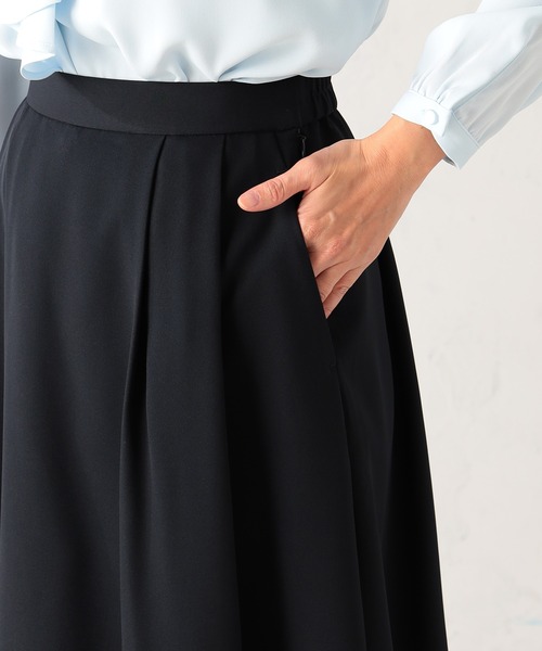 GALLORIA（ギャローリア）の「【セットアップで着られる】キレメクタックスカート（スカート・レディース・ネイビー/ライトベージュ・L/LL/M/S）」の10枚目の写真