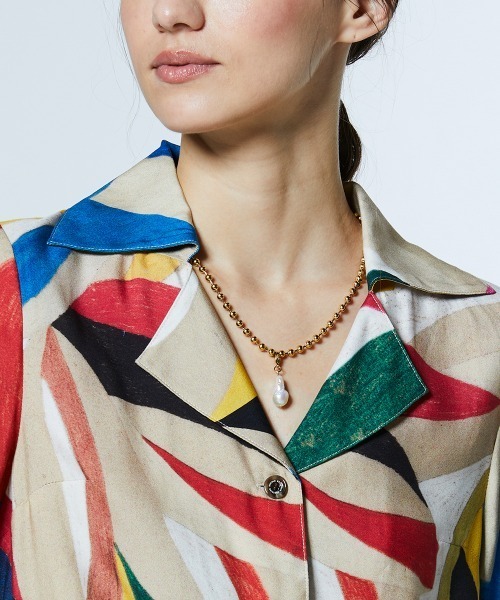 DOUBLE STANDARD CLOTHING（ダブルスタンダードクロージング）の「レーヨンエット カラフルシャツ（シャツ/ブラウス・レディース・マルチ・38/36）」の5枚目の写真
