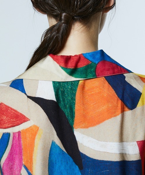 DOUBLE STANDARD CLOTHING（ダブルスタンダードクロージング）の「レーヨンエット カラフルシャツ（シャツ/ブラウス・レディース・マルチ・38/36）」の8枚目の写真