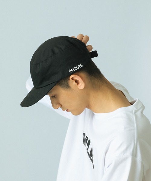 SILAS（サイラス）の「FLAT TOP CAP（キャップ・メンズ・ブラック・ONE SIZE）」の11枚目の写真