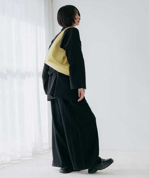 PAGEBOY（ページボーイ）の「トライアングルBAG（トートバッグ・レディース・ブラック/イエロー・FREE）」の6枚目の写真