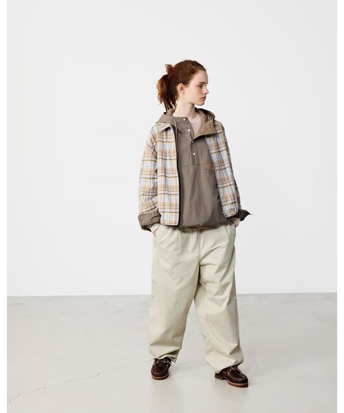 BEAMS（ビームス）の「Check Pullover Anorack（ブルゾン・メンズ・その他/ブラウン・S/M/XL/L）」の3枚目の写真