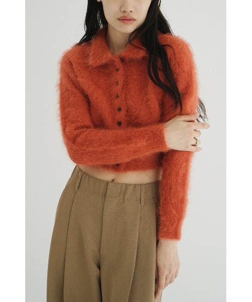 セール】CLANE ANGORA SHORT KNIT CARDIGAN 19106-2332（Tシャツ