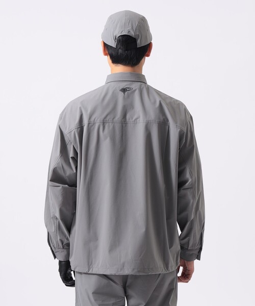 BEAMS GOLF（ビームスゴルフ）の「ORANGE LABEL / 4WAYストレッチ テック プルオーバーシャツ（撥水）（ポロシャツ・メンズ・ブラック/グレー・MEDIUM/LARGE/X-LARGE/SMALL）」の9枚目の写真