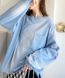 Java（ジャバ）の「《JaVaジャバコラボ》垢抜け!大人のストリートstyleを作る。綿100%スプレーダイオーバーサイズTシャツ(長袖)（Tシャツ/カットソー）」