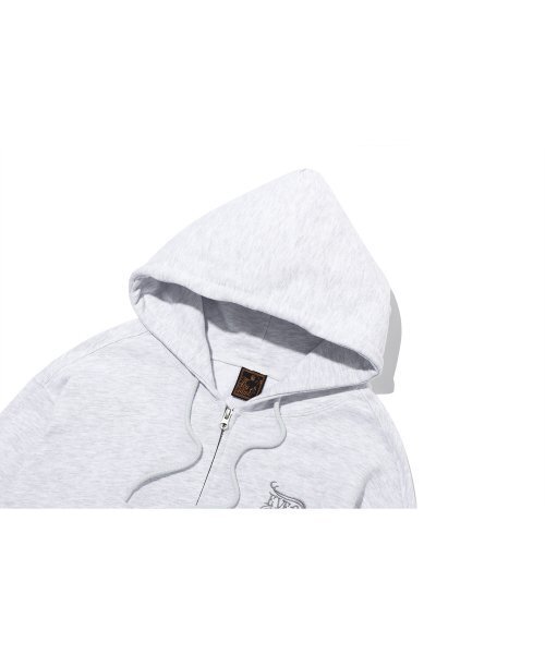 IFYOUWANT（イフユーウォント）の「2 WAY CROP HOOD ZIPUP whitegray（パーカー・レディース・その他・ONE SIZE）」の7枚目の写真