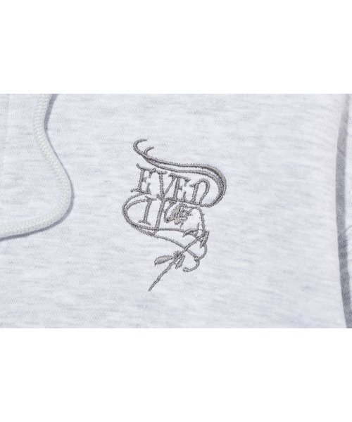 IFYOUWANT（イフユーウォント）の「2 WAY CROP HOOD ZIPUP whitegray（パーカー・レディース・その他・ONE SIZE）」の9枚目の写真
