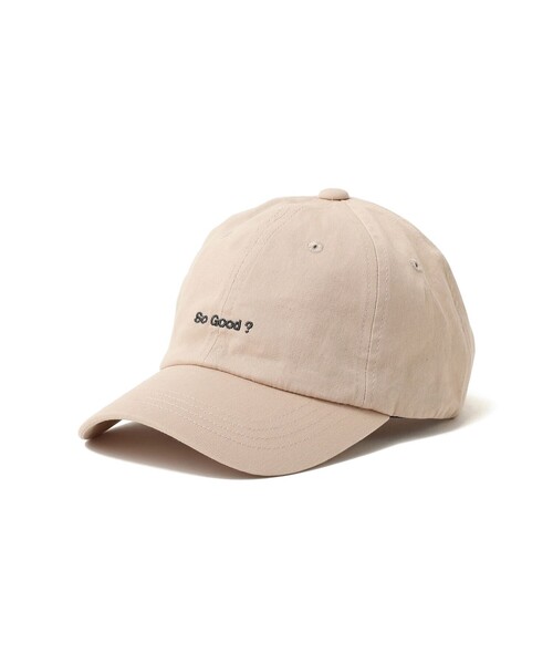 BEAMS HEART(ビームスハート)の「【6/18値下げ】So Good? キャップ(ユニセックス)(キャップ・メンズ・ベージュ/ネイビー・ONE SIZE)」の2枚目の写真