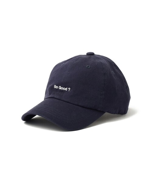 BEAMS HEART(ビームスハート)の「【6/18値下げ】So Good? キャップ(ユニセックス)(キャップ・メンズ・ベージュ/ネイビー・ONE SIZE)」の1枚目の写真
