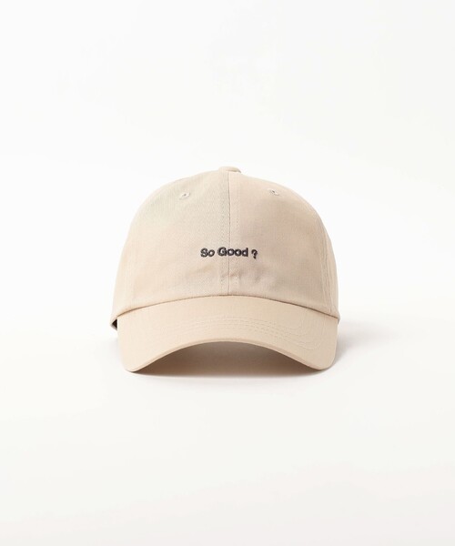 BEAMS HEART(ビームスハート)の「【6/18値下げ】So Good? キャップ(ユニセックス)(キャップ・メンズ・ベージュ/ネイビー・ONE SIZE)」の8枚目の写真