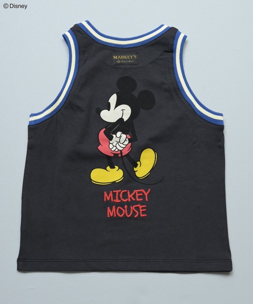 Disney(ディズニー)の「【Disney】ミッキーマウス/ラインリブタンクトップ(タンクトップ・キッズ・レッド/ブラック・80/90/95/100/110/120/130/140/150)」の11枚目の写真