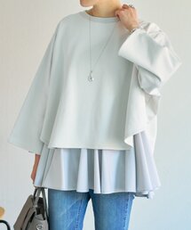 BEARDSLEY | フレアコンビトレーナー(Tシャツ/カットソー)