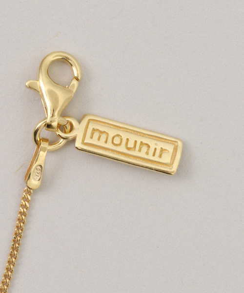 Noble(ノーブル)の「mounir/ムーニエ スリーストーンネックレス(スモーキークォーツ)(ネックレス・レディース・ゴールド・FREE)」の5枚目の写真