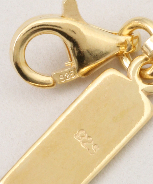 Noble(ノーブル)の「mounir/ムーニエ スリーストーンネックレス(スモーキークォーツ)(ネックレス・レディース・ゴールド・FREE)」の7枚目の写真