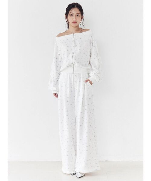 CALNAMUR（カルナムール）の「フロントジップオフショルスウェット（スウェット・レディース・グレー/ネイビー/ホワイト・FREE）」の16枚目の写真