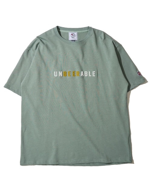ADPOSION(アドポーション)の「【YOIDORE】ビールすきTシャツ / 刺繍MIX グラフィックプリント クルーネックTシャツ(Tシャツ/カットソー・メンズ・ブラック/ライトグリーン/ホワイト・X-LARGE/LARGE/MEDIUM)」の9枚目の写真