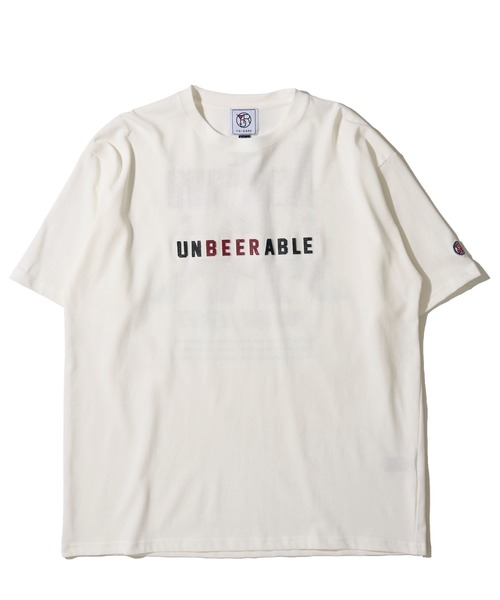 ADPOSION(アドポーション)の「【YOIDORE】ビールすきTシャツ / 刺繍MIX グラフィックプリント クルーネックTシャツ(Tシャツ/カットソー・メンズ・ブラック/ライトグリーン/ホワイト・X-LARGE/LARGE/MEDIUM)」の5枚目の写真