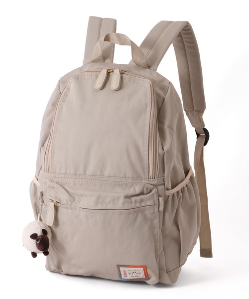 AVOCA(アヴォカ)の「【AVOCA/アヴォカ】Backpack/チャーム付き バックパック(バックパック/リュック・レディース・ネイビー/ベージュ・FREE)」の6枚目の写真