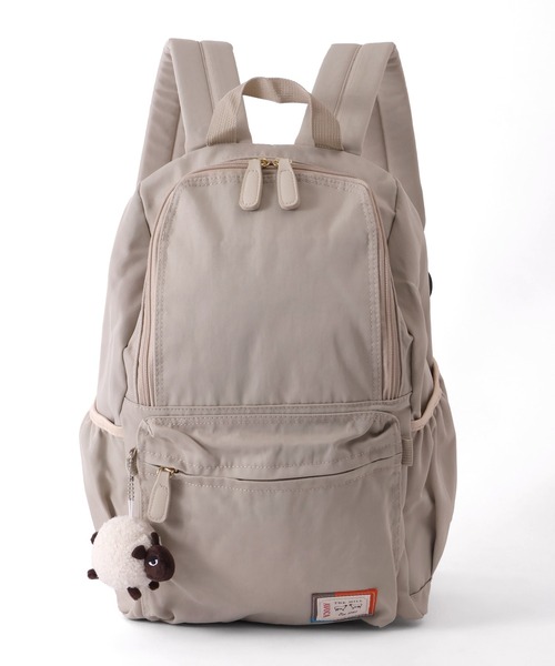 AVOCA(アヴォカ)の「【AVOCA/アヴォカ】Backpack/チャーム付き バックパック(バックパック/リュック・レディース・ネイビー/ベージュ・FREE)」の7枚目の写真