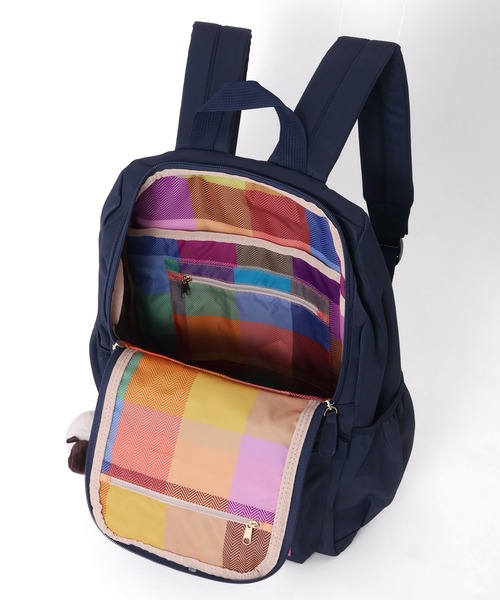 AVOCA(アヴォカ)の「【AVOCA/アヴォカ】Backpack/チャーム付き バックパック(バックパック/リュック・レディース・ネイビー/ベージュ・FREE)」の13枚目の写真