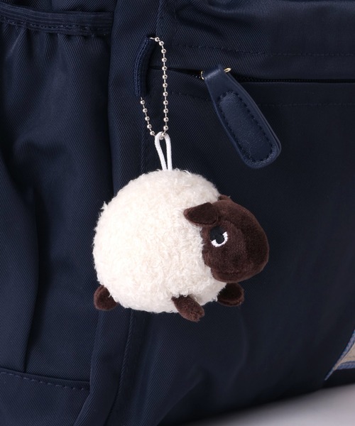 AVOCA(アヴォカ)の「【AVOCA/アヴォカ】Backpack/チャーム付き バックパック(バックパック/リュック・レディース・ネイビー/ベージュ・FREE)」の16枚目の写真
