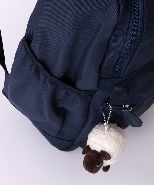 AVOCA(アヴォカ)の「【AVOCA/アヴォカ】Backpack/チャーム付き バックパック(バックパック/リュック・レディース・ネイビー/ベージュ・FREE)」の17枚目の写真