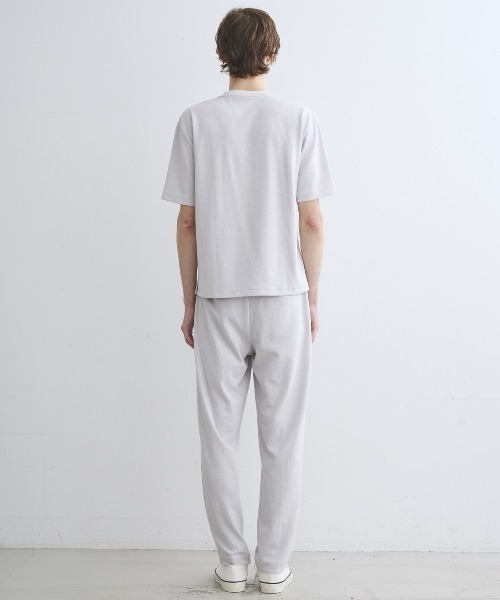three dots(スリードッツ)の「フューズ ダブルフェイス Tシャツ(Tシャツ/カットソー・メンズ・ベージュ/グレー・SMALL/MEDIUM/LARGE)」の12枚目の写真