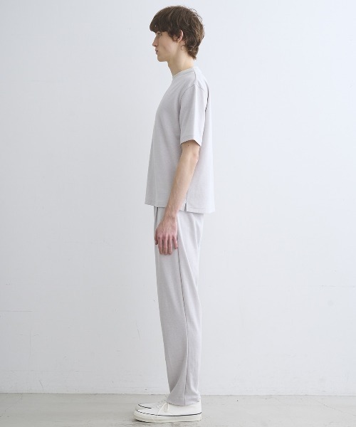 three dots(スリードッツ)の「フューズ ダブルフェイス Tシャツ(Tシャツ/カットソー・メンズ・ベージュ/グレー・SMALL/MEDIUM/LARGE)」の11枚目の写真