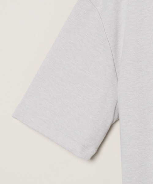 three dots(スリードッツ)の「フューズ ダブルフェイス Tシャツ(Tシャツ/カットソー・メンズ・ベージュ/グレー・SMALL/MEDIUM/LARGE)」の6枚目の写真