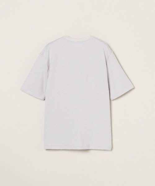 three dots(スリードッツ)の「フューズ ダブルフェイス Tシャツ(Tシャツ/カットソー・メンズ・ベージュ/グレー・SMALL/MEDIUM/LARGE)」の4枚目の写真