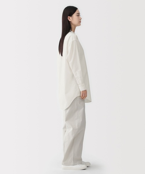 MUJI Labo(ムジラボ)の「〔MUJI Labo〕婦人 ポプリンリラックスフィットチュニック(チュニック・レディース・ライトグレー系/ブルー系/オフホワイト・L/M/XL/S)」の5枚目の写真