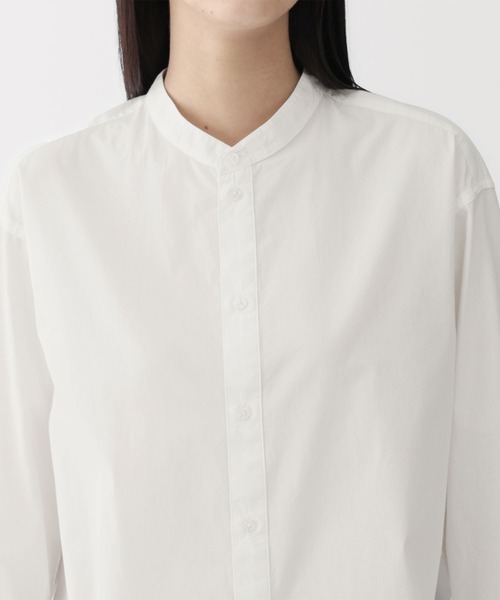 MUJI Labo(ムジラボ)の「〔MUJI Labo〕婦人 ポプリンリラックスフィットチュニック(チュニック・レディース・ライトグレー系/ブルー系/オフホワイト・L/M/XL/S)」の7枚目の写真