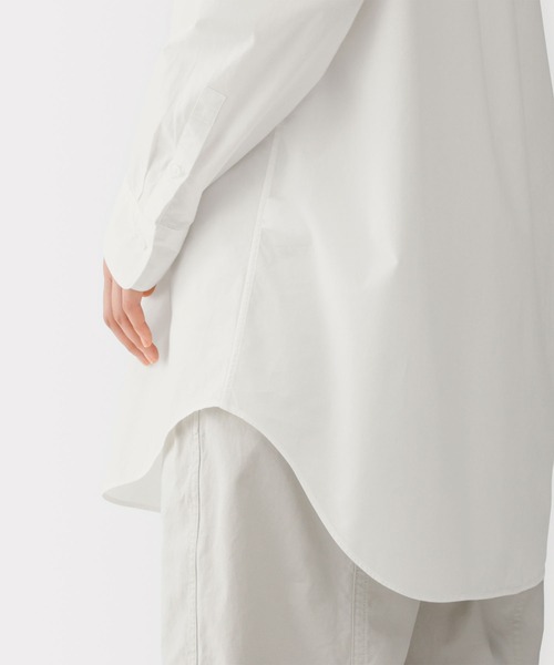 MUJI Labo(ムジラボ)の「〔MUJI Labo〕婦人 ポプリンリラックスフィットチュニック(チュニック・レディース・ライトグレー系/ブルー系/オフホワイト・L/M/XL/S)」の8枚目の写真
