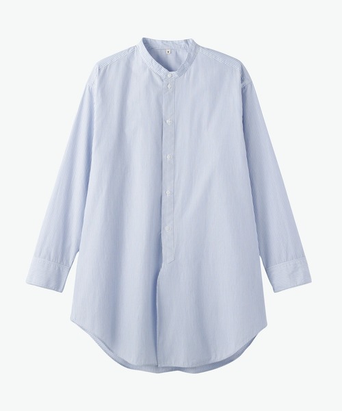 MUJI Labo(ムジラボ)の「〔MUJI Labo〕婦人 ポプリンリラックスフィットチュニック(チュニック・レディース・ライトグレー系/ブルー系/オフホワイト・L/M/XL/S)」の15枚目の写真