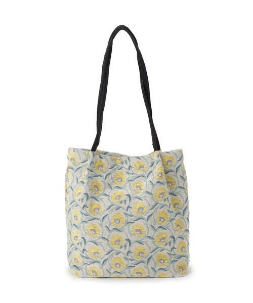 SHOO・LA・RUE（シューラルー）の「【インド製/選べる4柄】ジャカードトートバッグ（トートバッグ・レディース・ピンク系8/ベージュ系3/イエロー系3/ブラック系3・00）」の18枚目の写真