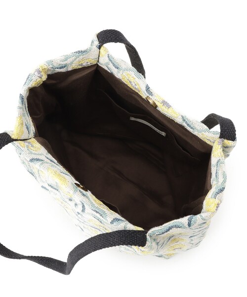 SHOO・LA・RUE（シューラルー）の「【インド製/選べる4柄】ジャカードトートバッグ（トートバッグ・レディース・ピンク系8/ベージュ系3/イエロー系3/ブラック系3・00）」の20枚目の写真