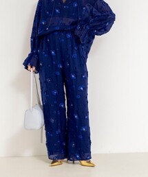 NOLLEY’S | 《セットアップ対応》【KIRYU】 MIXウォッシャブルフラワー柄ジャガードパンツ(その他パンツ)